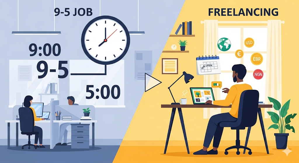 How to Transition from Your 9-5 to a Full-Time Freelancer in Nigeria